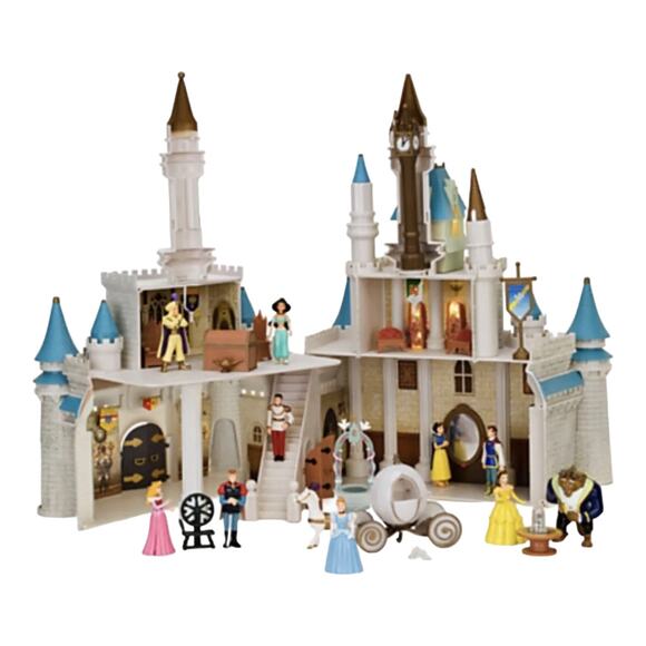 NEW Disney World CASTLE PLAYSET Cinderella Princess Friends Figurines Lights LG - Picture 4 of 16